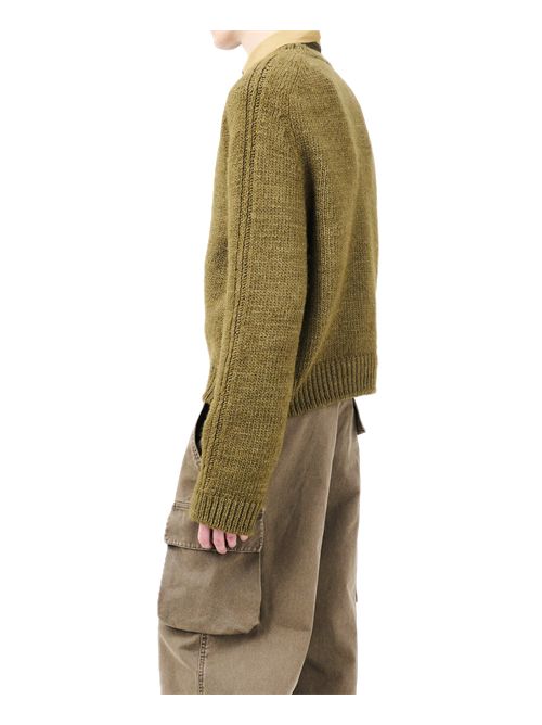 True Roundneck Flush Green Rustic Wool Silk Our legacy Our Legacy | M4253TFFLUSH GEEN RUSTIC WOO[ SI[K