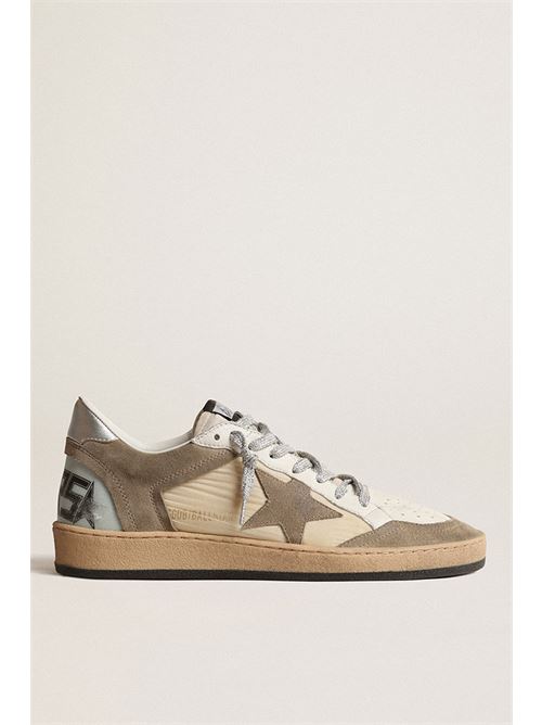 Sneaker ballstar Golden Goose donna beige Golden Goose | GWF00487F00415581975 BEIGE/TAUPE/SILVER