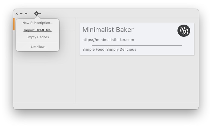 RSS Follower Feeds management