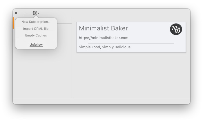 RSS Follower Feeds management