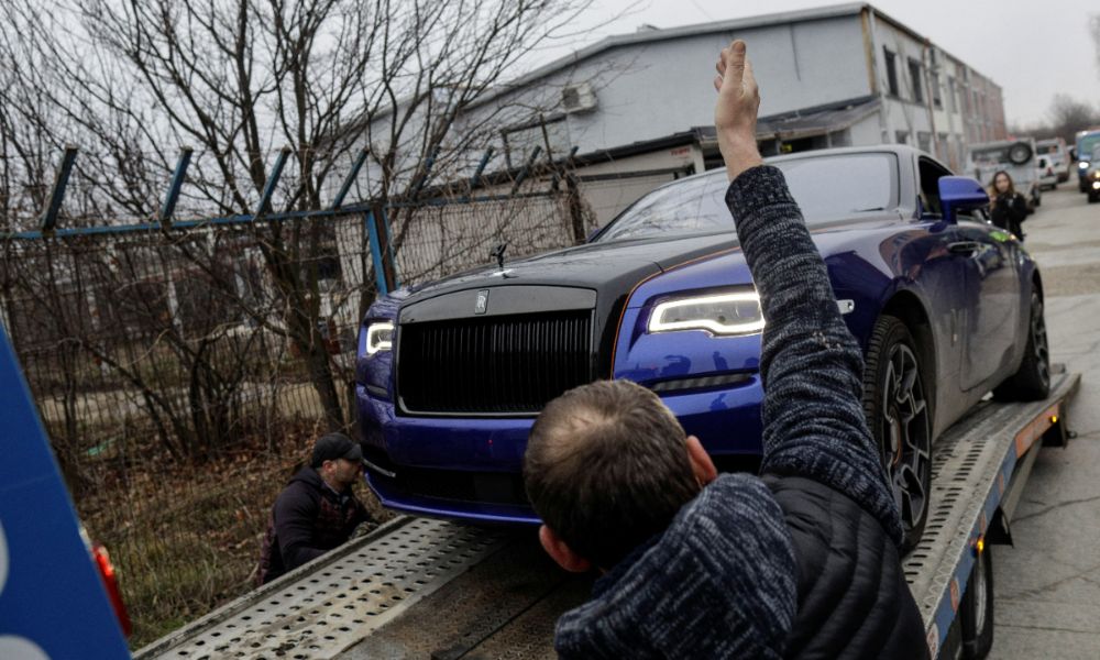 Romanian Prosecutors Take Away Luxury Cars Seized In Andrew Tate Case