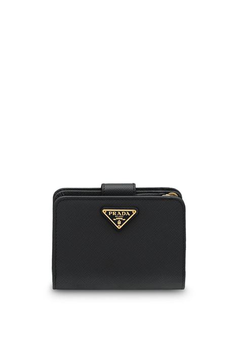 portafoglio prada nero