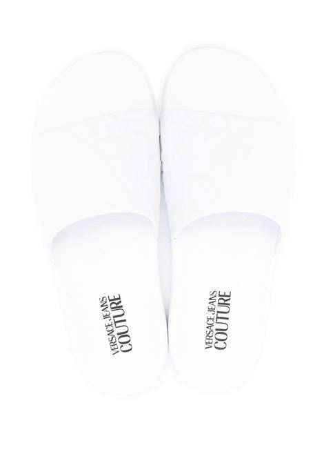Ciabatta bianca VERSACE JEANS COUTURE | 73YA3SQ1ZS361003