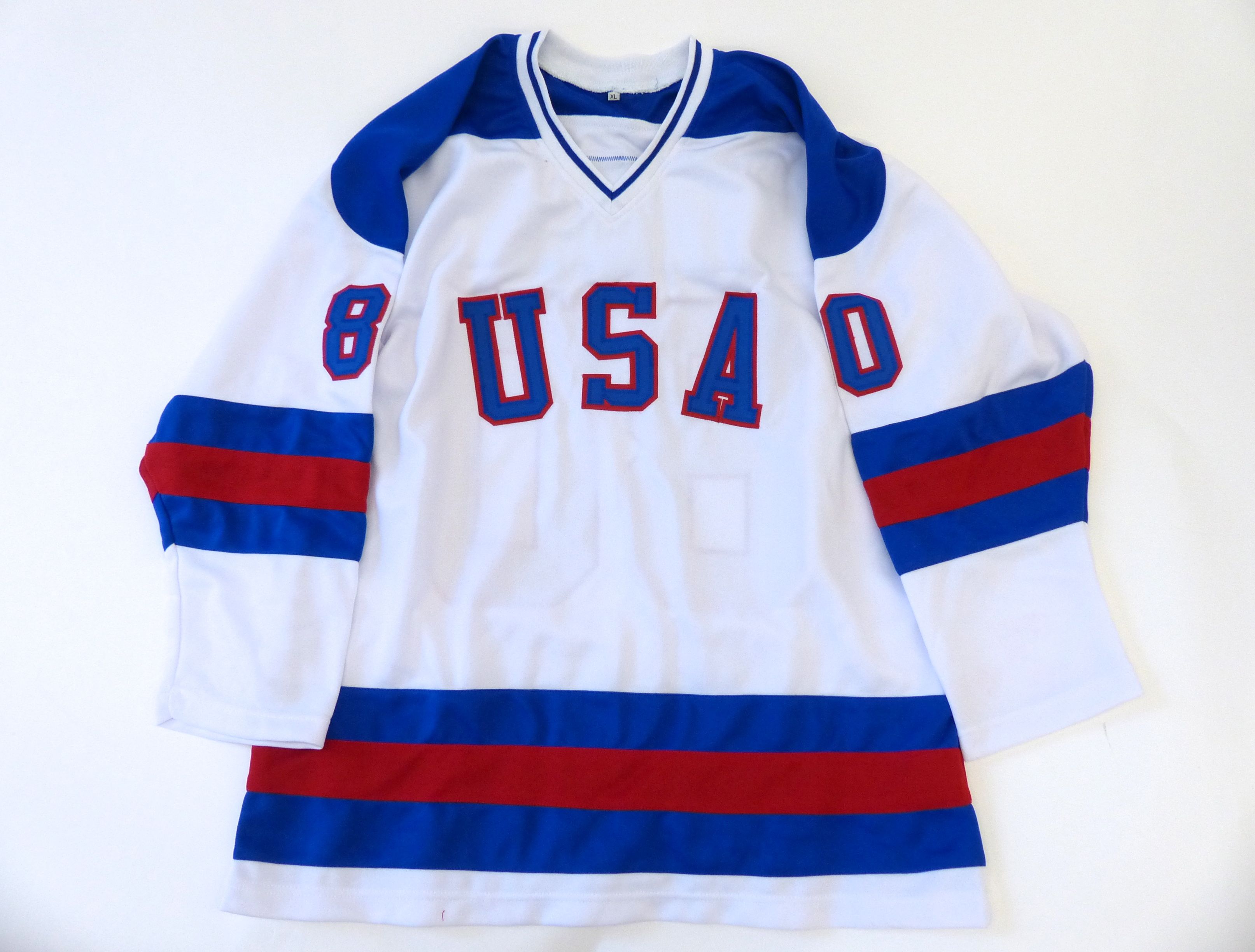 Child Hockey Jersey 1980 USA Olympic Hockey Team Jersey For Youth