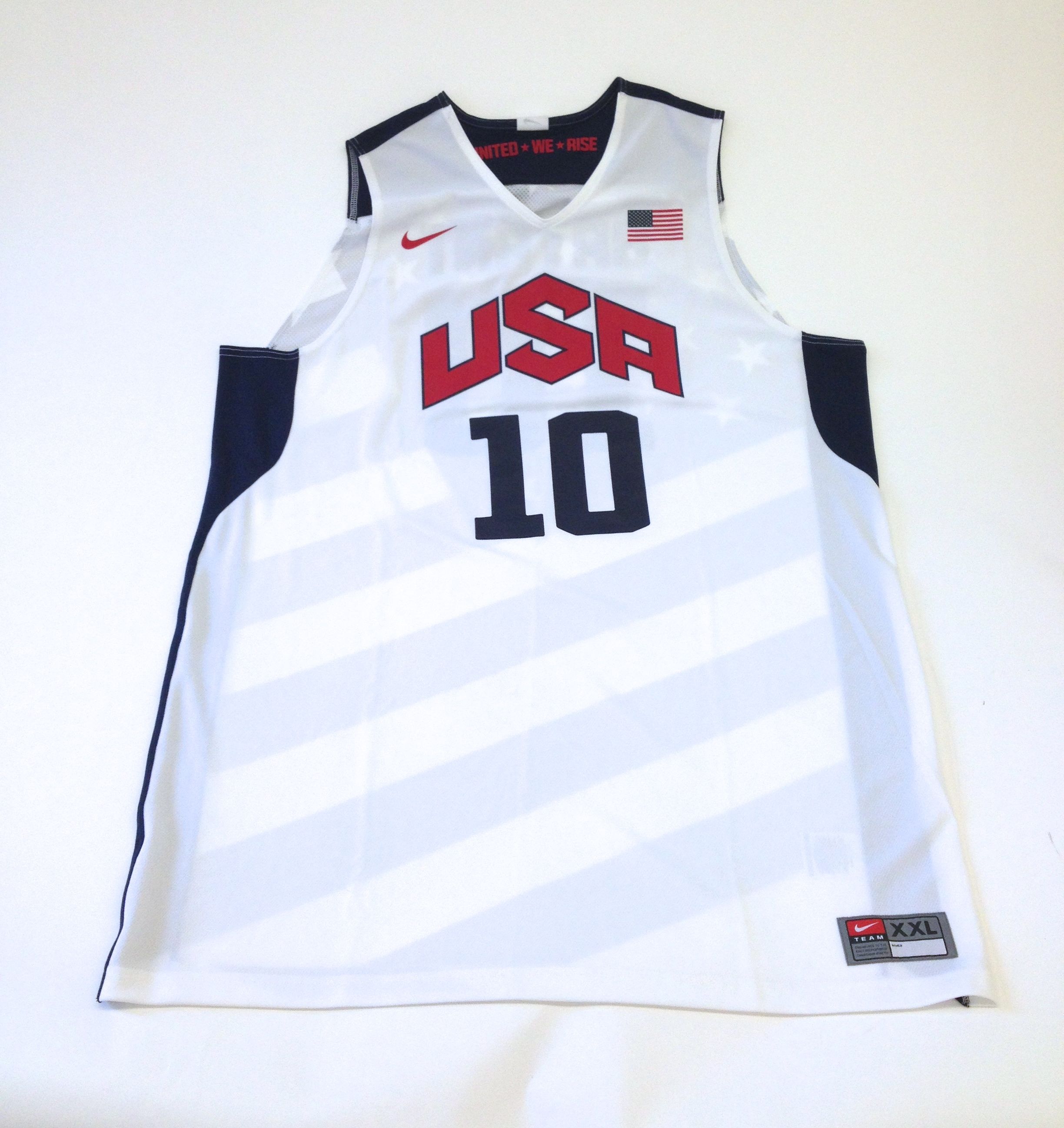 Charitybuzz: Autographed Kobe Bryant Team USA Jersey - Lot 364468