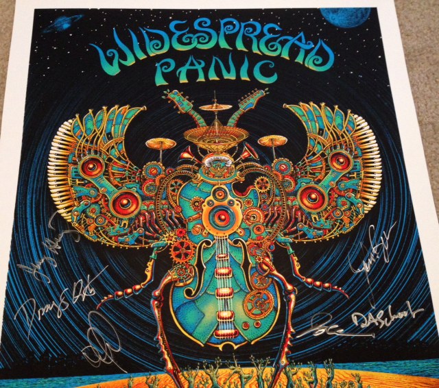 Charitybuzz Widespread Panic Signed & Limited Edition Lithograph Lot 489426