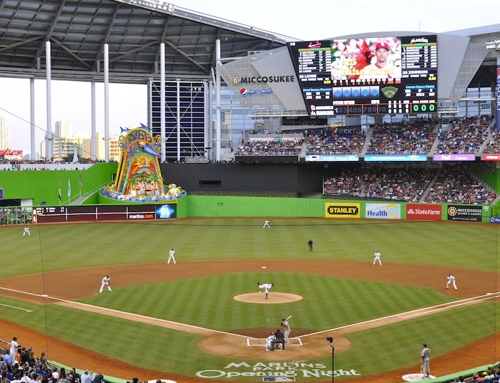 Charitybuzz 4 Tickets to a Miami Marlins Game, Batting Practice Acces