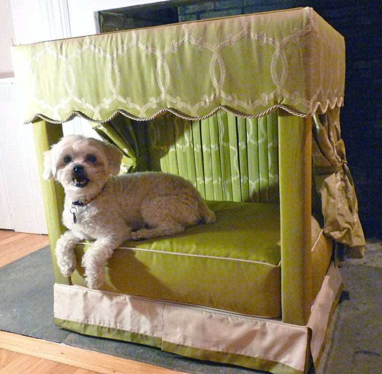 Charitybuzz Exclusive Four Poster Pet Bed by Designer James Rixner