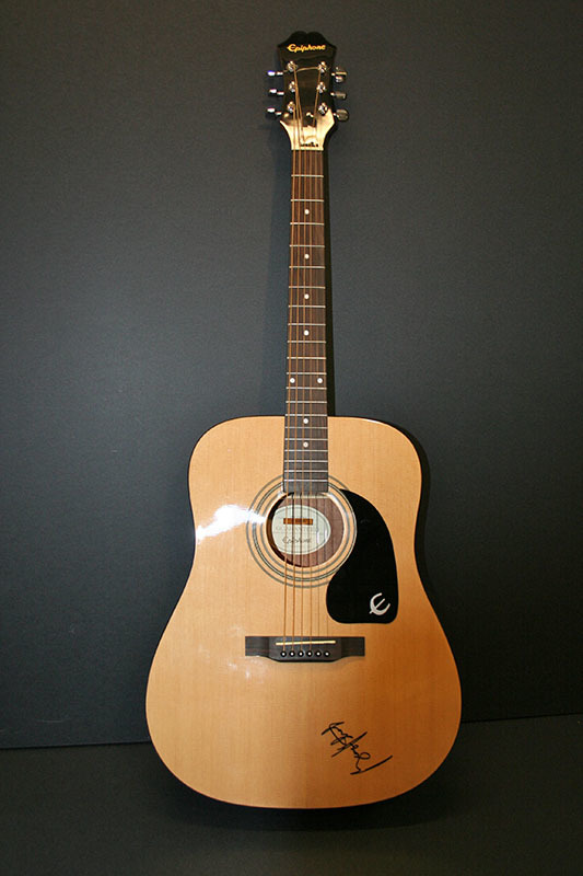 Charitybuzz Strait Autographed Guitar Lot 836737