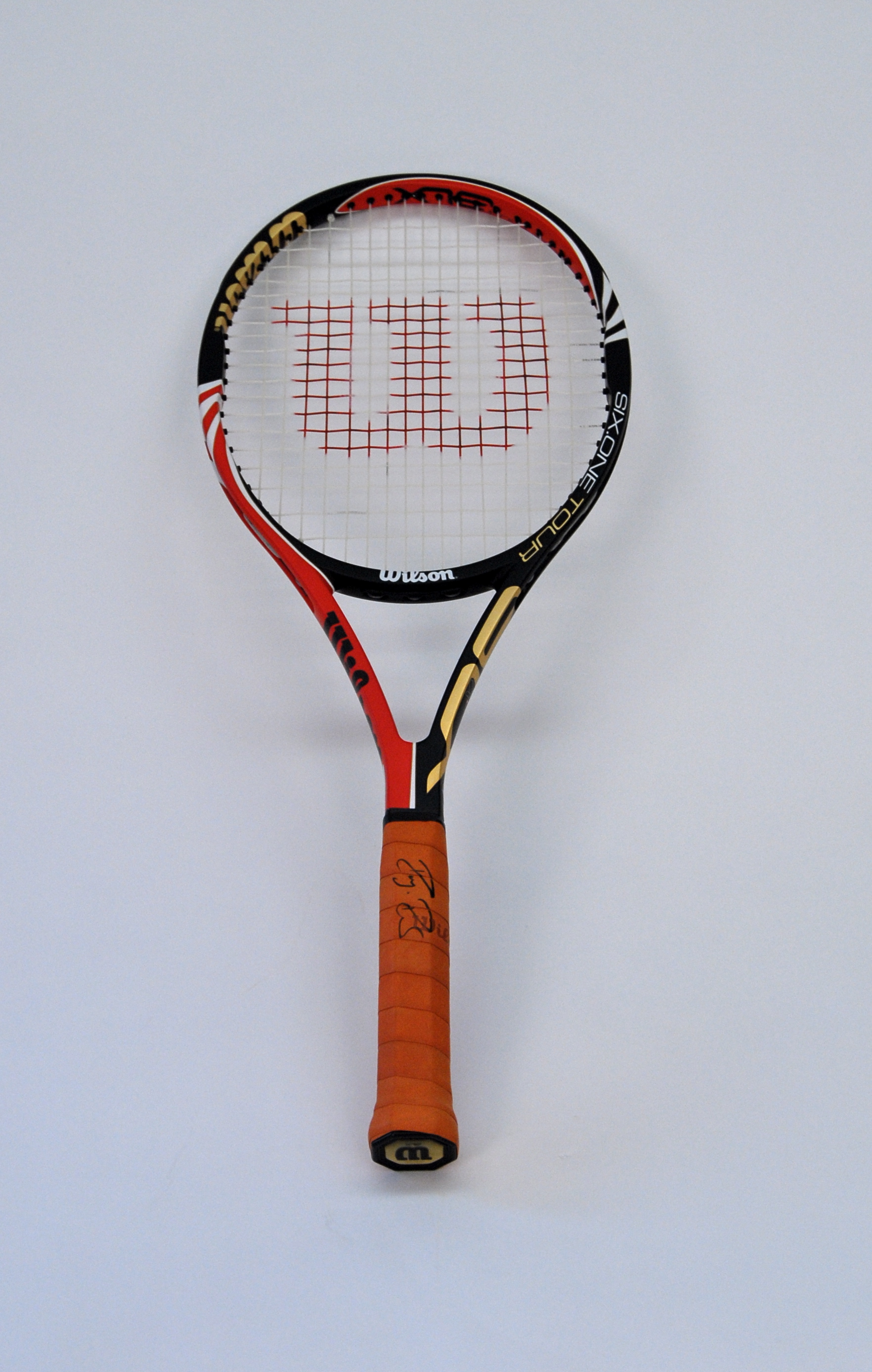 roger federer signed racket