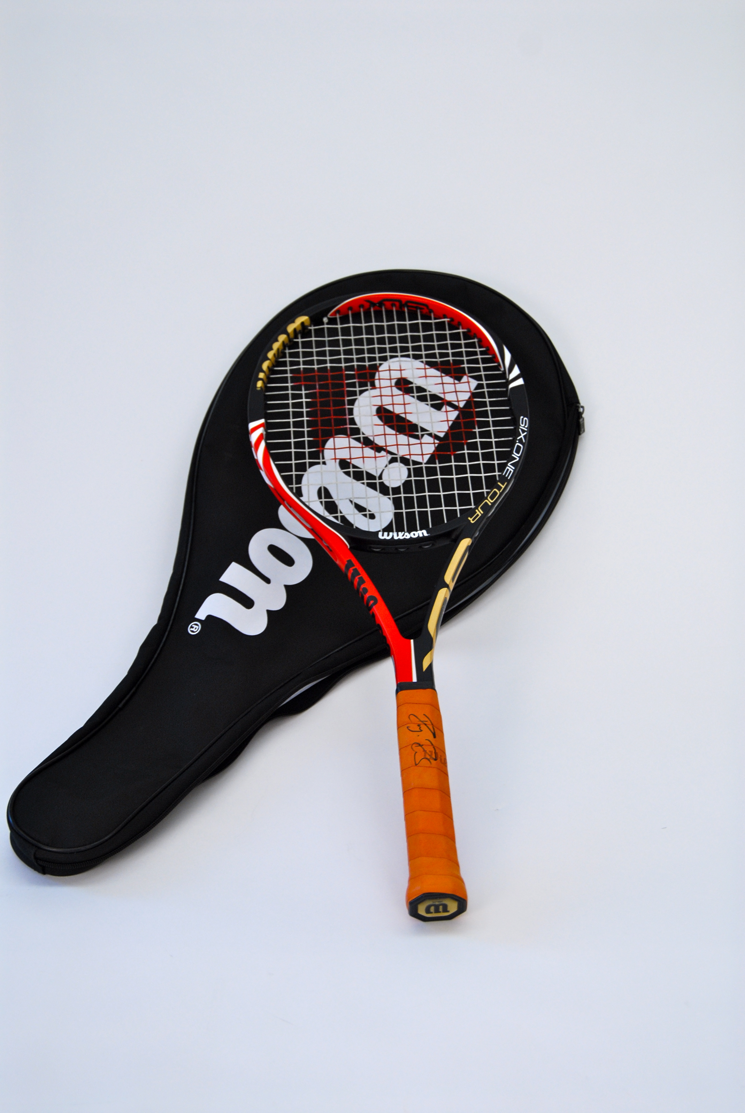 roger federer signed racket