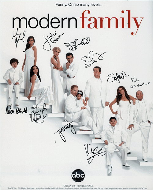 Charitybuzz Take Home this Modern Family Memorabilia Package Lot 279217