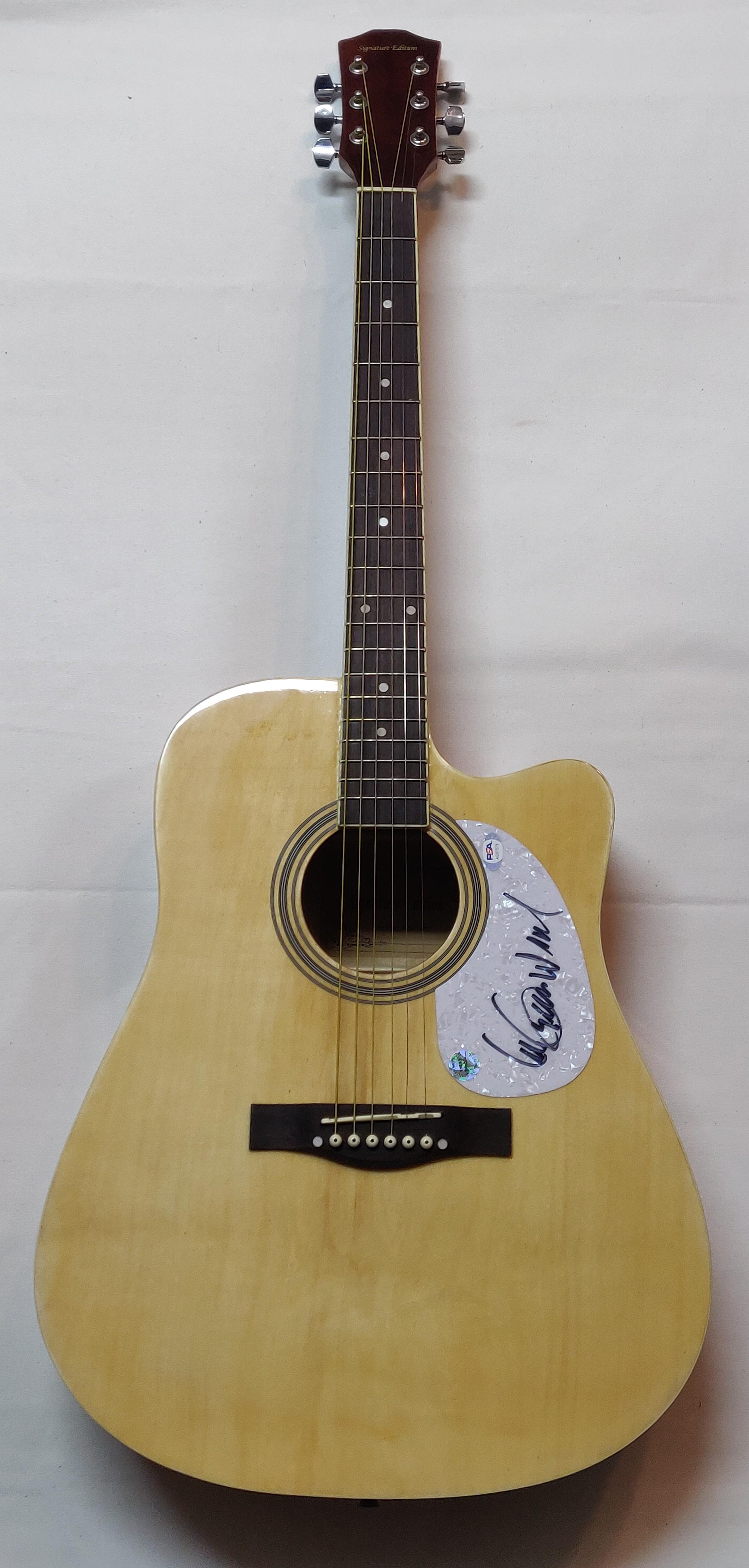Charitybuzz Lee Greenwood HandSigned Signature Acoustic Guitar Lot