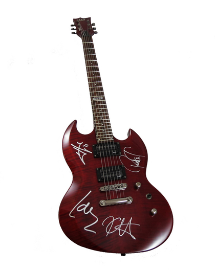 metallica esp viper ltd haiti guitar charity