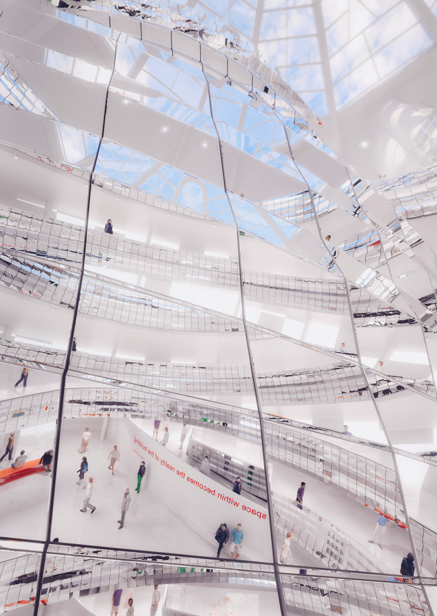 <img src="http://s3.amazonaws.com/charitybuzz-assets/images/guggenheim/logo.jpg"><br><i>Contemplating the Void</i><br> Artwork by Amanda Levete Architects