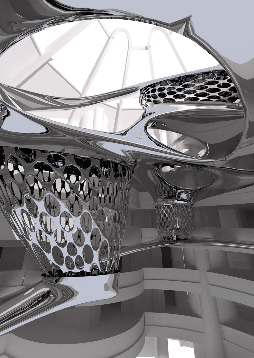 <img src="http://s3.amazonaws.com/charitybuzz-assets/images/guggenheim/logo.jpg"><br><i>Contemplating the Void</i><br> Artwork by Archi-Tectonics (Winka Dubbeldam)