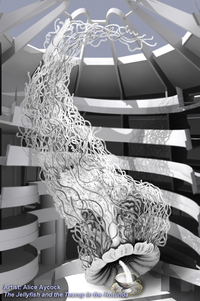 <img src="http://s3.amazonaws.com/charitybuzz-assets/images/guggenheim/logo.jpg"><br><i>Contemplating the Void</i><br> Artwork by Alice Aycock