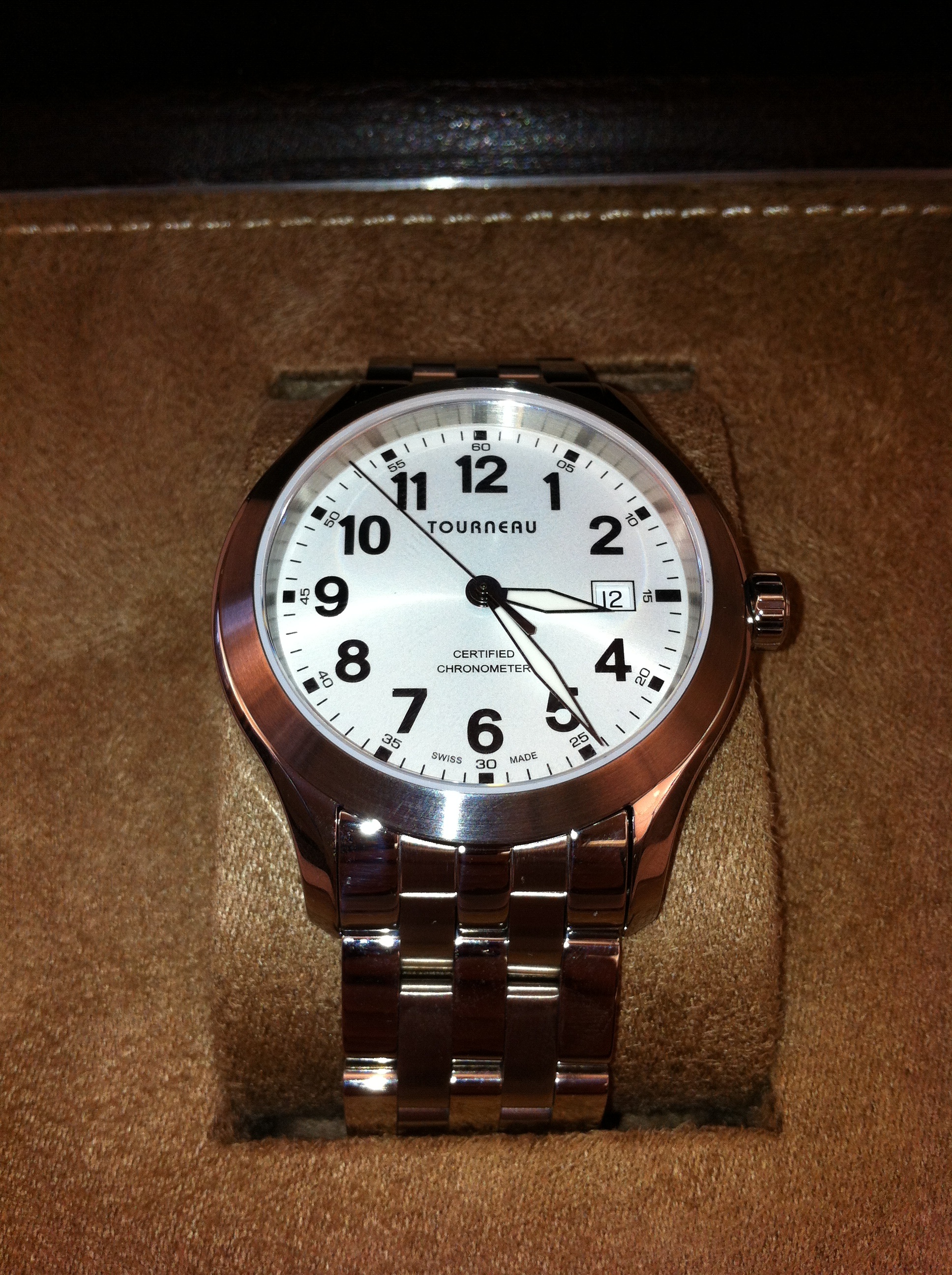 Charitybuzz A Handsome Men's Tourneau Timepieces Sportgraph Watch wit