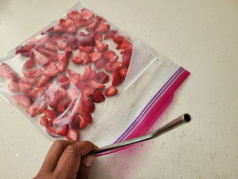 How to Freeze Whole Strawberries | How to Clean and Freeze Strawberries