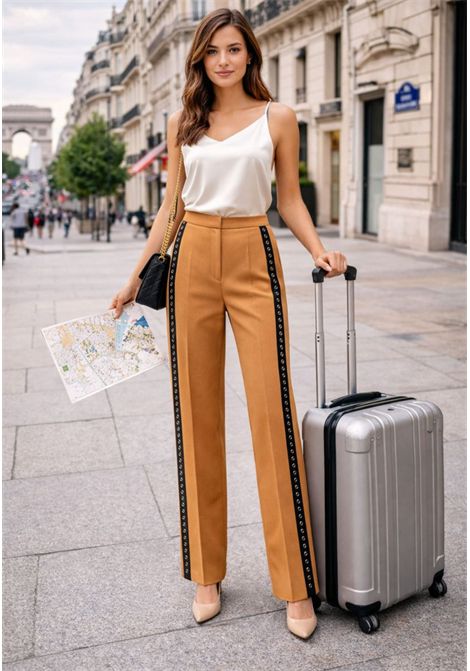 Pantalone donna CLIPS con bande laterali decorative CLIPS | G224941900031