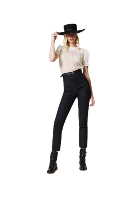 Pantaloni a sigaretta in lana TWINSET | 212TP249000006