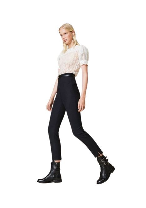 Pantaloni a sigaretta in lana TWINSET | 212TP249000006
