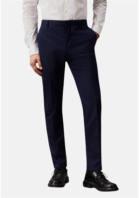 Abito uomo Calvin Klein  Slim Fit in misto lana stretch Calvin Klein | LW040EM59140EM619PKK