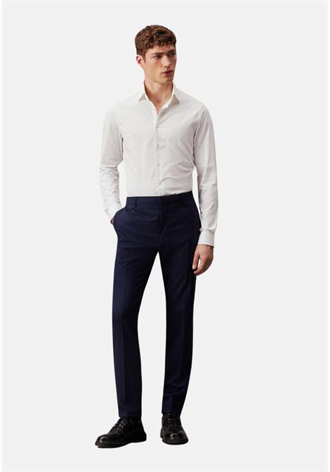 Abito uomo Calvin Klein  Slim Fit in misto lana stretch Calvin Klein | LW040EM59140EM619PKK
