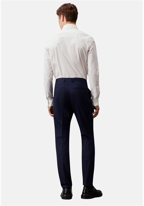 Abito uomo Calvin Klein  Slim Fit in misto lana stretch Calvin Klein | LW040EM59140EM619PKK