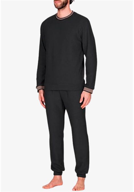 Tuta girocollo in confortevole jacquard punto Milano JULIPET | JAL858102