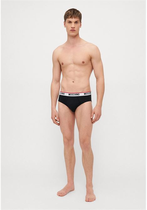 Set di 2 slip con logo Moschino | A139243001555