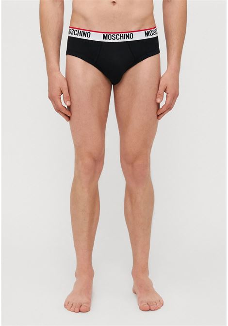 Set di 2 slip con logo Moschino | A139243001555