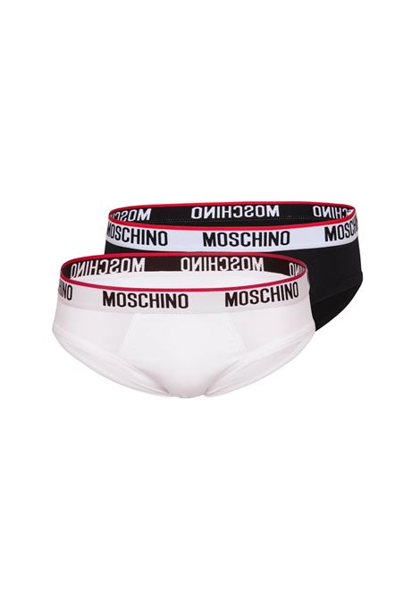 Set di 2 slip con logo Moschino | A139243001555