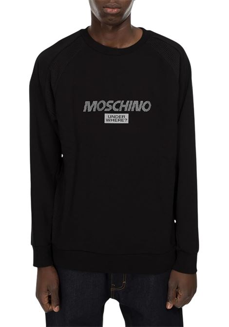 Moschino Underwear  Felpa logo Moschino | A170844200555