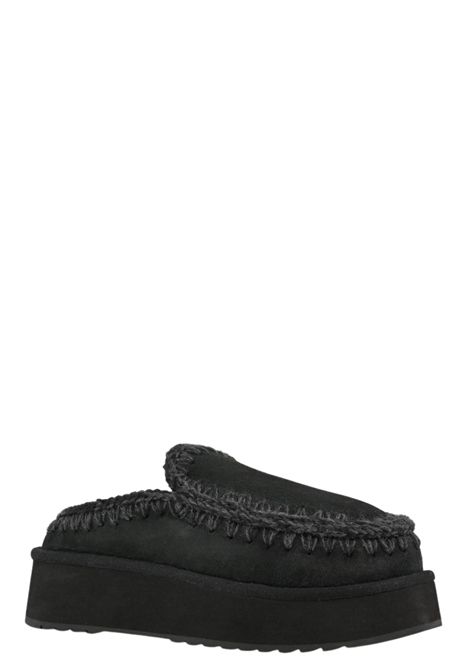 Sabot Eskimo Platform Nero Mou | 681004BKBK