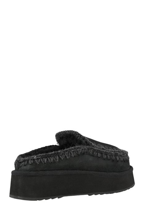 Sabot Eskimo Platform Nero Mou | 681004BKBK