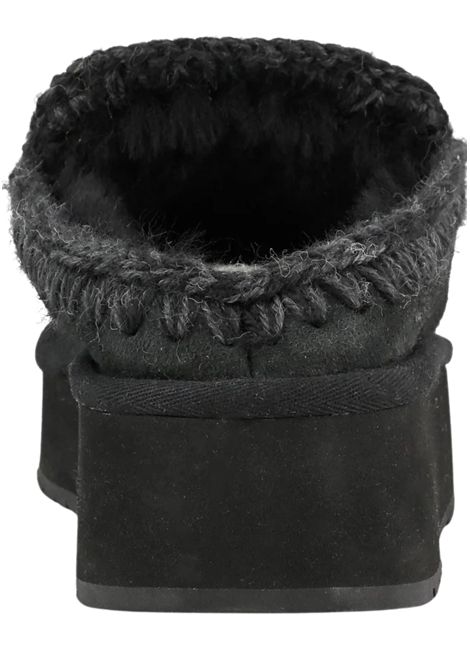 Sabot Eskimo Platform Nero Mou | 681004BKBK