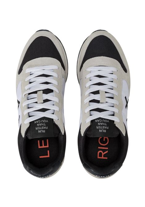 Sneaker Tom Color in nylon e suede Bianco SUN68 | Z4410701