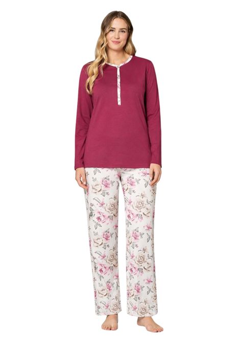 Pigiama Donna in Caldo Cotone con Pantalone Palazzo Bisbigli | BR2922510133