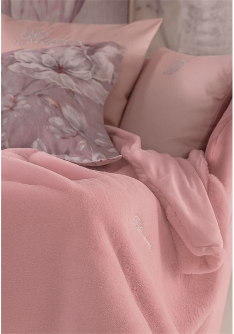 Copriletto Blumarine New Blanca Cipria in ecopelliccia con cristalli Swarovski® BLUMARINE | 10103057802