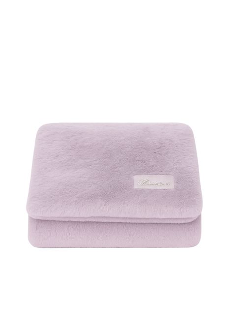 Copriletto Blumarine New Blanca Glicine in ecopelliccia con cristalli Swarovski® BLUMARINE | 10103057816