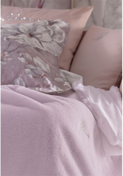 Copriletto Blumarine New Blanca Glicine in ecopelliccia con cristalli Swarovski® BLUMARINE | 10103057816