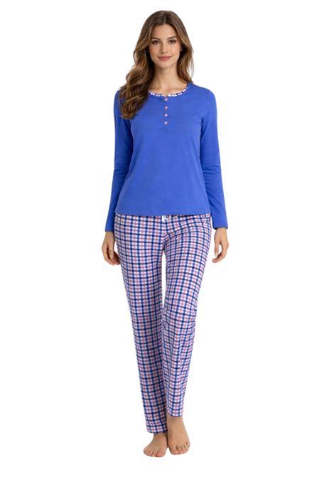Pigiama donna Lincalor in caldo cotone  Linea Brilliamo Brilliamo | BR8921950133