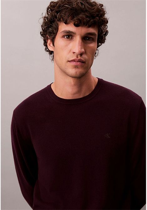 Maglione classico in lana merino Calvin Klein | LV04LB305GGR9