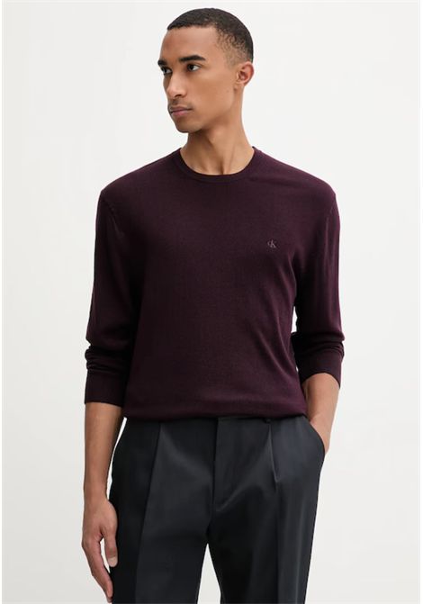 Maglione classico in lana merino Calvin Klein | LV04LB305GVAQ