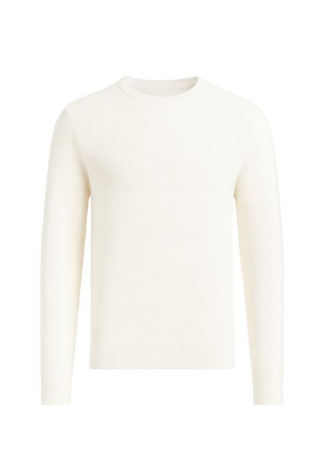 Maglione girocollo in cotone testurizzato Calvin Klein | LV04LB327GYAS