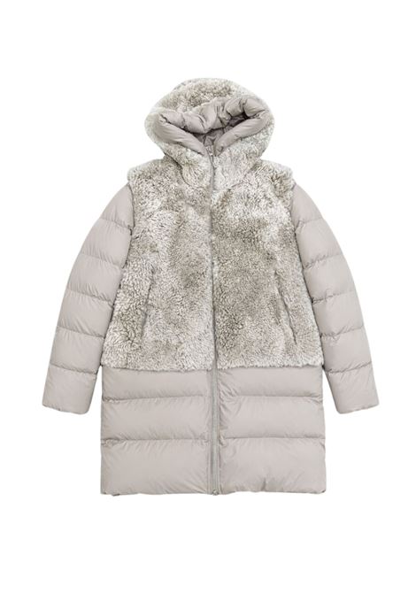 Piumino con inserti in pelle di pecora Duno | DEA BOLSENA LIPARI125