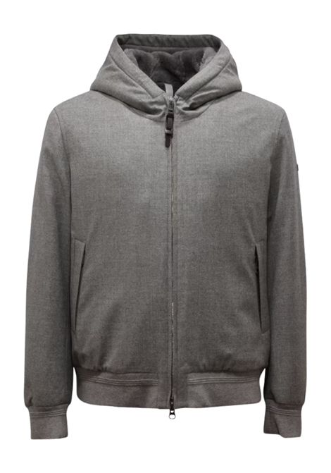 Giacca Uomo con Cappuccio in Tessuto Loro Piana Storm System®  DUNO Duno | DRACO LEVICO480