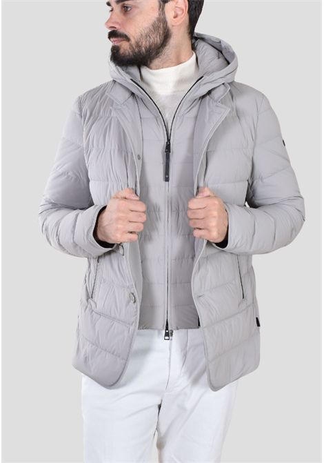 DUNO  Piumino monopetto con cappuccio staccabile Duno | MASTER H LICOSA 2.023