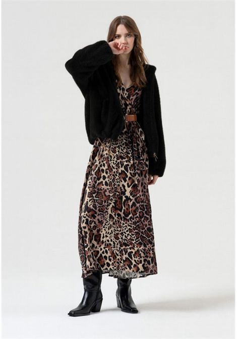 Giacca bomber in finta pelliccia con cappuccio Fracomina | WC4004O44501053